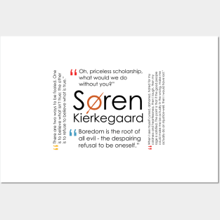 Soren Kierkegaard Quote Collage Posters and Art